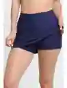 Skort Bikini Azul Marino M