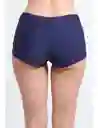 Hot Pant Tiro Alto Azul Marino L