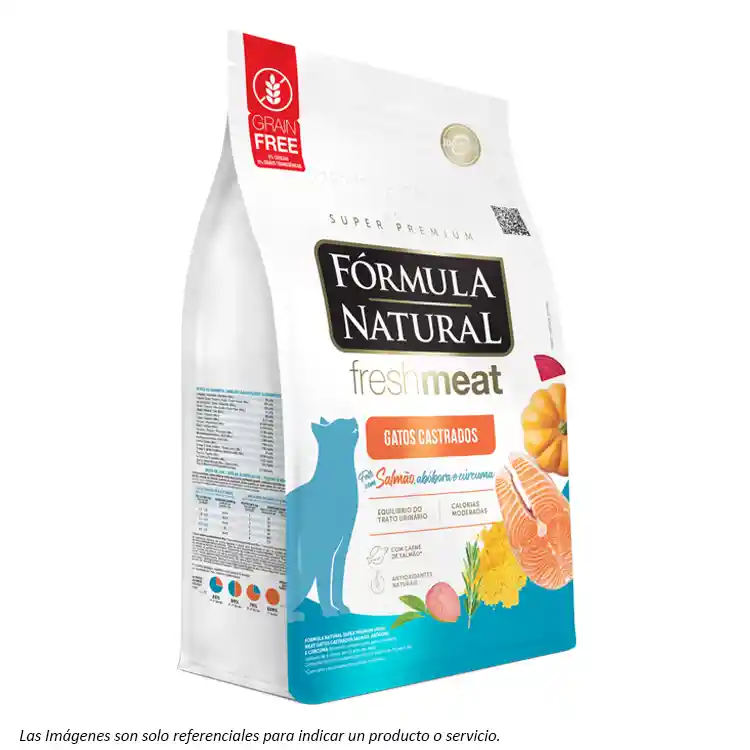 Formula Natural Fresh Meat Gatos Castrados - Salmón 1kg