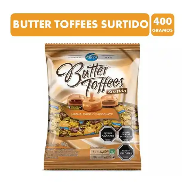 Butter Toffes Surtido ( Contiene 66 Unidades)