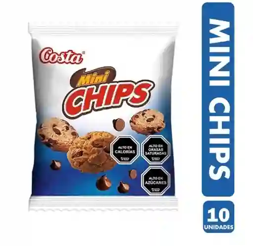 Galletas Mini Chips De Costa (para Colación) - Pack De 10un.