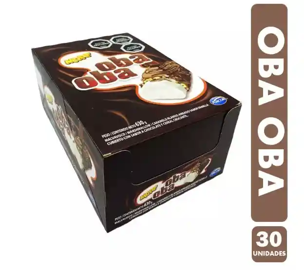 Marshmallows Arcor Morf Oba Oba (display De 30 Unidades)