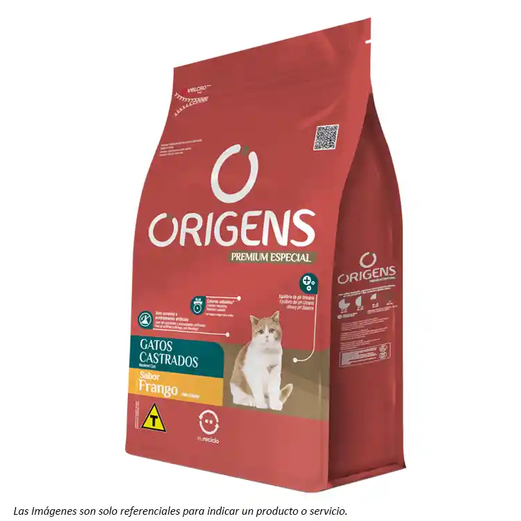 Origens Gatos Castrados Sabor Pollo 1kg