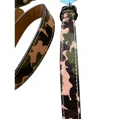 Collar Diseño Militar Rosado Talla M