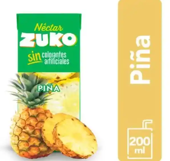 Néctar Yuz Piña, Cajita 200 Ml