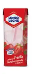 Leche Frutilla Semidescremada Loncoleche, 200 Ml