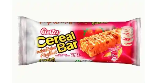 Barra De Cereal Cerealbar Frutos Rojos + Yoghurt Costa 21 G