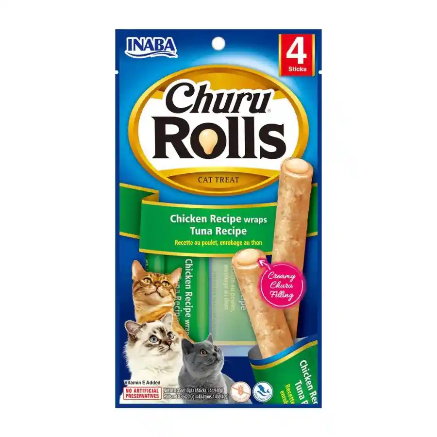 Churu Rolls Cat Tuna Recipe Wraps