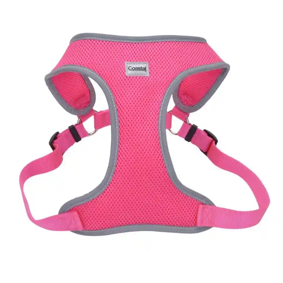 Arnés Reflective Wrap Adjustable Dog, Neon Pink Talla Xs