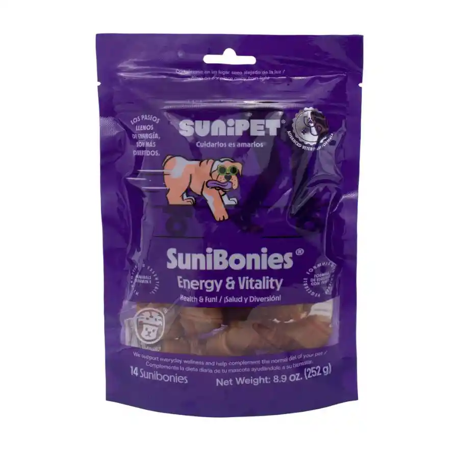Sunibonies Energy Vitality - Huesos Funcionales Para Perros
