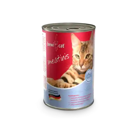 Bewicat Latas Meatinis Rico En Salmon Alimento Húmedo Para Gatos