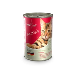 Bewicat Latas Meatinis Con Tierno Venado Alimento Húmedo Para Gatos