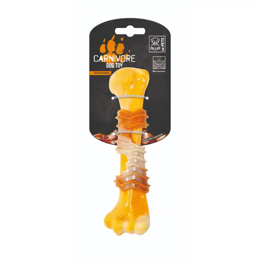 Carnivore Dog Toy Stick Bone - Bacon Scent Talla L