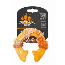 Carnivore Dog Toy Ring Bone - Bacon Scent Talla L