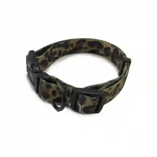 Collar Estampado Leopardo Para Perros 1,5 Cm