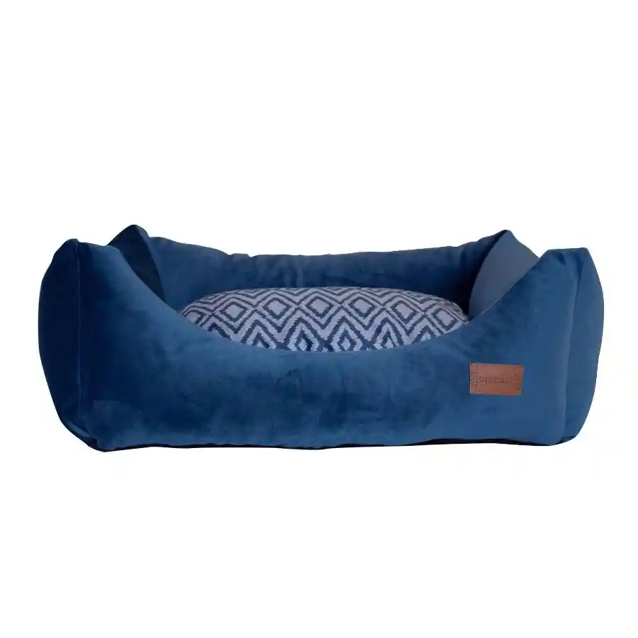 Ombala Tribe Snap Cama Cuna Azul Para Perros 20 X 55 X 46 Cm