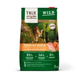 True Origins Wild Cat Kitten Country Water Alimento Para Gato 300 G