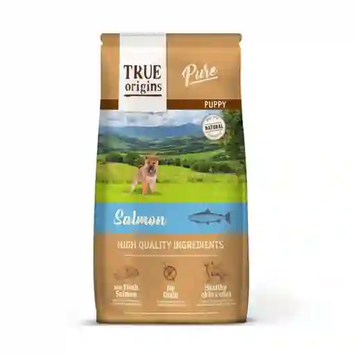 True Origins Pure Dog Puppy Salmon Grain Free Alimento Para Perro 12 Kg