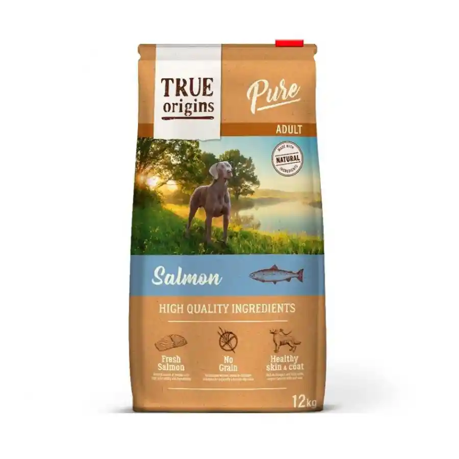 True Origins Pure Dog Adult Salmon Grain Free Alimento Para Perro 500 G