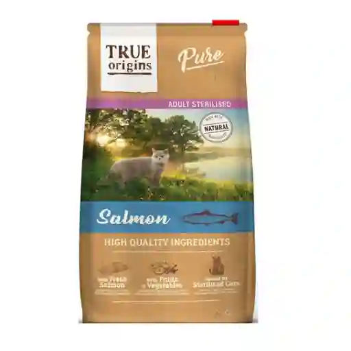 True Origins Cat Adult Sterelised Salmón Alimento Para Gato 7 Kg