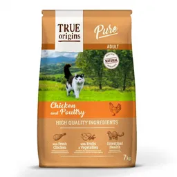 True Origins Cat Adult Chicken Poultry Alimento Para Gato 300g