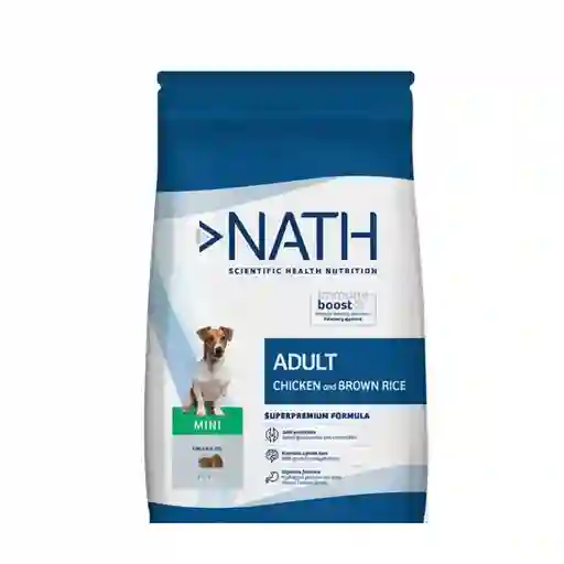 Nath Adulto Mini Sabor Pollo Y Arroz Integral Alimento Para Perros