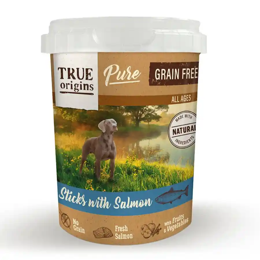 True Origins Pure Barritas Grain Free Con Salmón 300 Gr