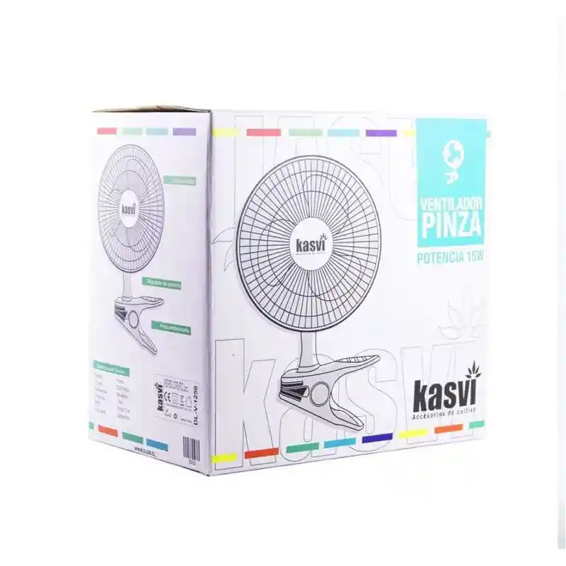 Ventilador Pinza 15w 15cm Kasvi