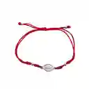 Pulsera Virgen De Guadalupe Mini Cordón Rojo Plata Fina 925