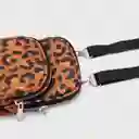 Bandolera Doble Cierre Animal Print A