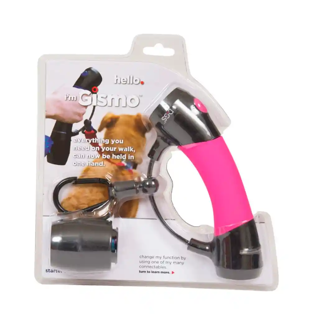Gismo Kit Básico Paseo Mascota Trailla Hot Pink (rosa Fuerte)