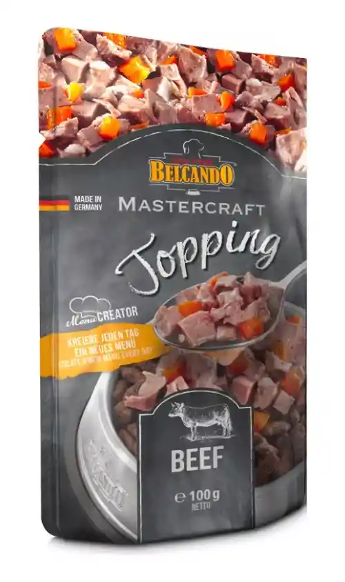 Belcando Pack 4 Sobres Topping Comida Húmeda Beef-pavo