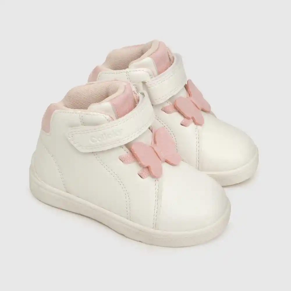 Zapatillas Mariposa Niña Blanco Talla 21