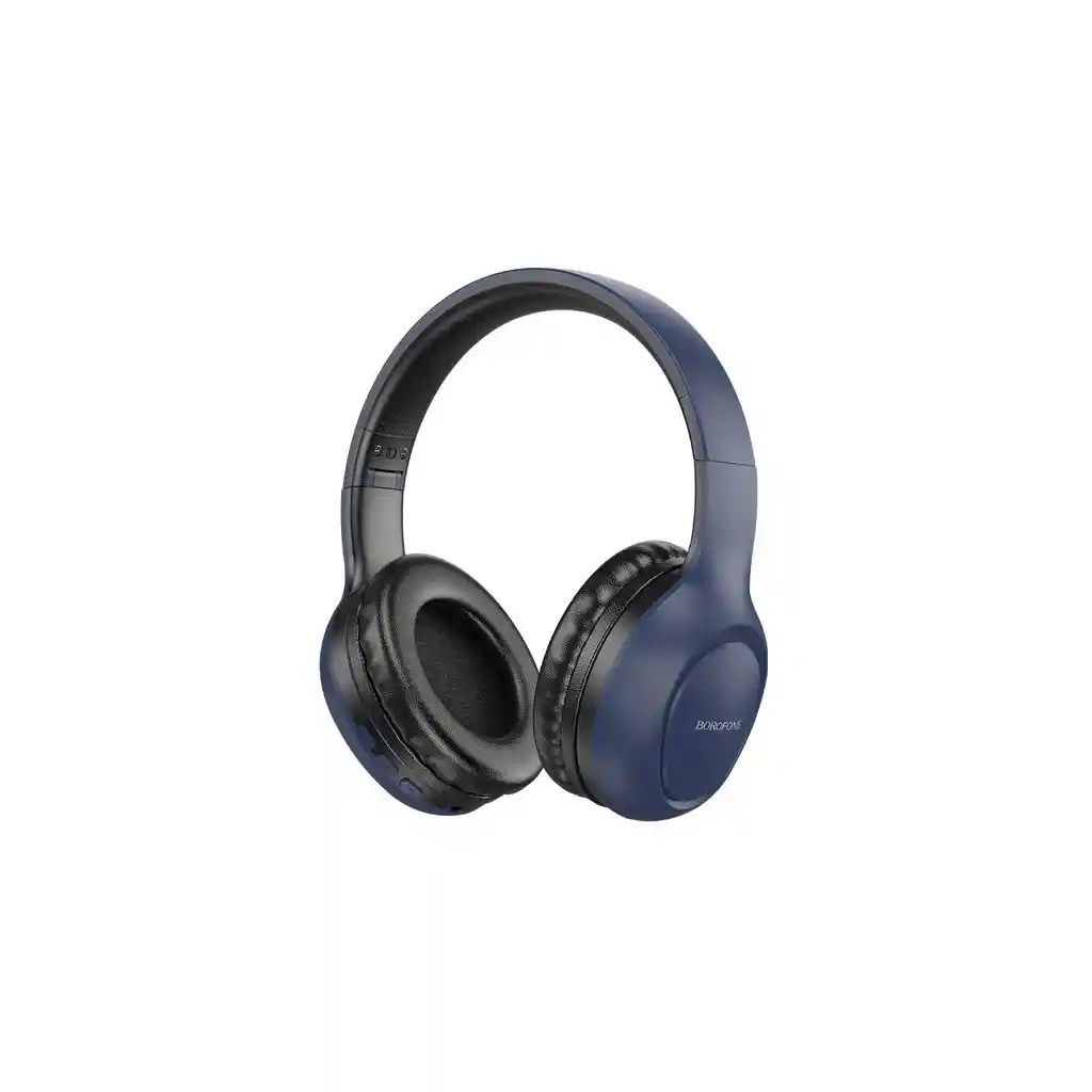 Audífono Inalámbrico Bluetooth Over Ear Borofone Bo19 Bass Azul 20horas