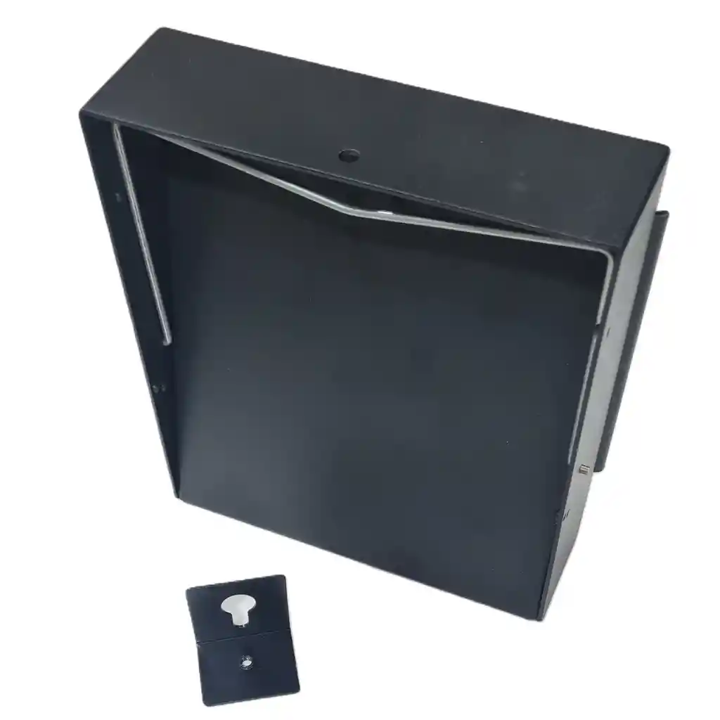 Cazabalin Plano Asg Metalico 590grs 14x15x4cms Negro Para Postones