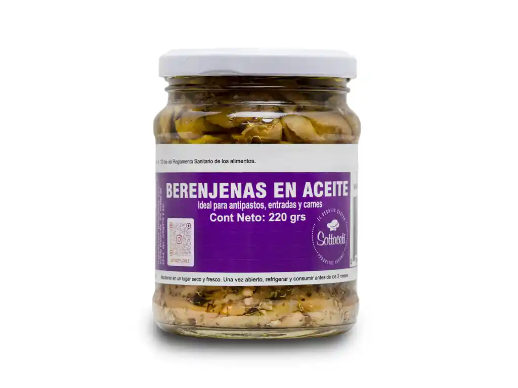 Berenjenas Encurtidas En Aceite