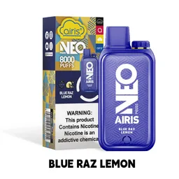 Vaper Blue Razz Lemon 8000 Puffs 5% - Airis Neo
