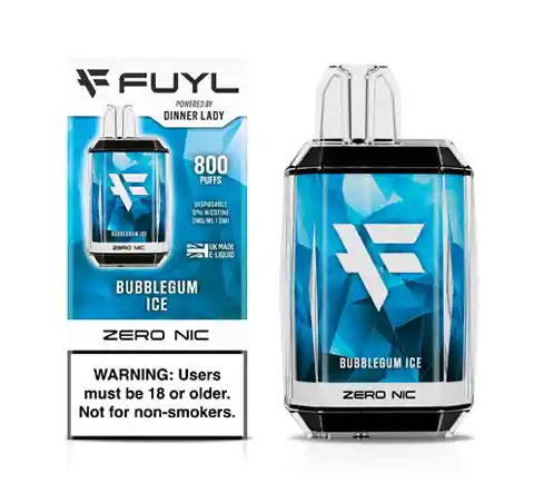 Vaper Bubblegum Ice 800 Puffs 0% - Fuyl