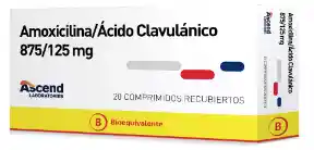Amoxicilina + Acid/clav Com 875/125 Mg X 20