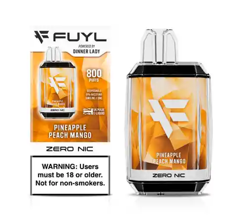 Vaper Pineapple Peach Mango 800 Puffs 0% - Fuyl