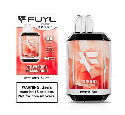 Vaper Strawberry Dragon Fruit 800 Puffs 0% - Fuyl