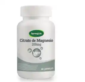 Citrato De Magnesio Cap 200 Mg X 60