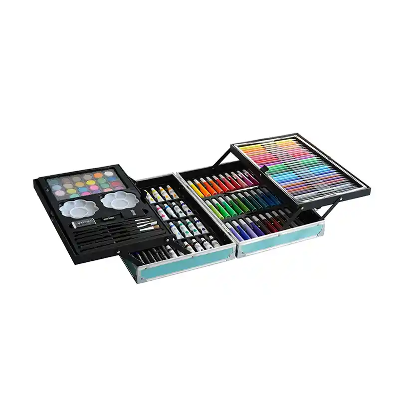 Set De Arte Maleta Para Pintar Lapices Colores 145 Piezas