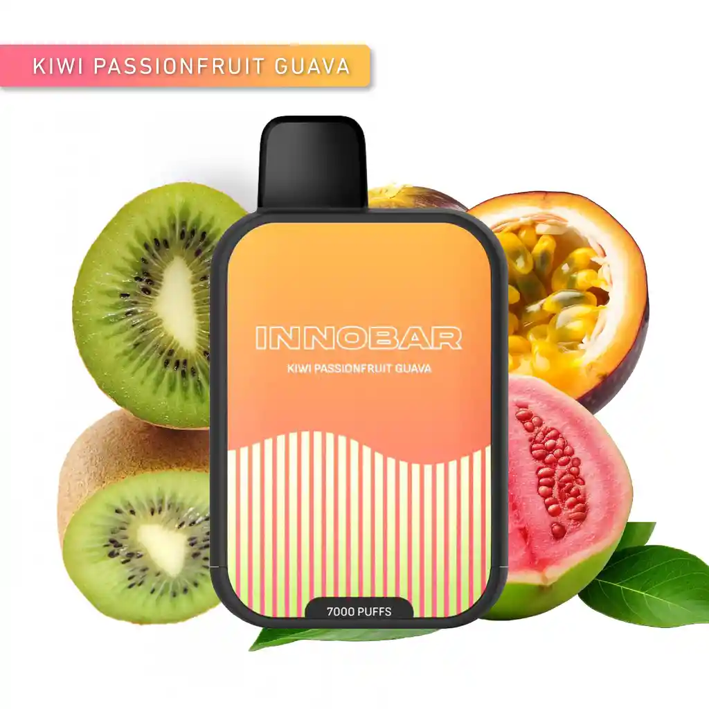 Vaper 7000 Puffs Kiwi Passionfruit Guava 5% - Innobar