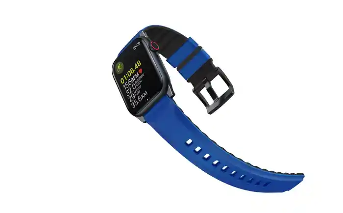 Correa Uniq Linus Silicona Apple Watch Compatible Con 42/44/45/ Ultra 49 Mm - Azul