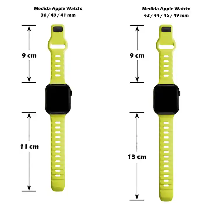 Correa Sport Para Apple Watch Compatible Con 38/40/41 Mm - Fluor