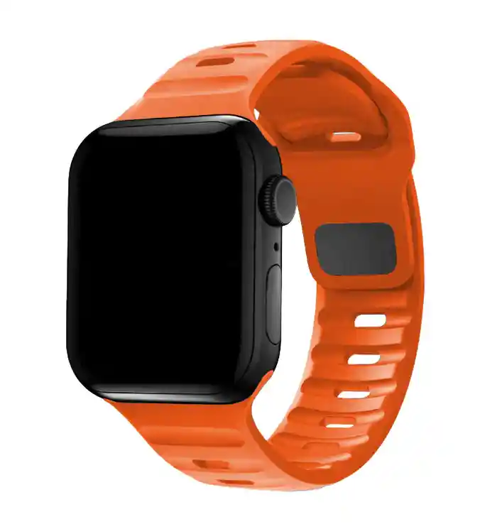 Correa Sport Para Apple Watch Compatible Con 38/40/41 Mm - Naranja