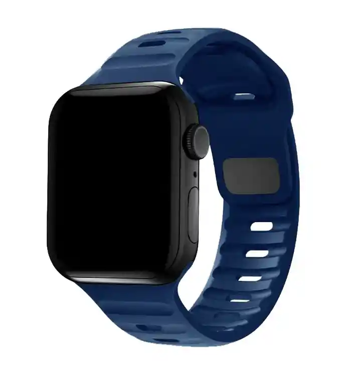 Correa Sport Para Apple Watch Compatible Con 38/40/41 Mm - Azul Oscuro