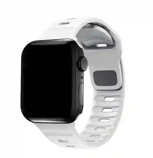 Correa Sport Para Apple Watch Compatible Con 38/40/41 Mm - Blanca