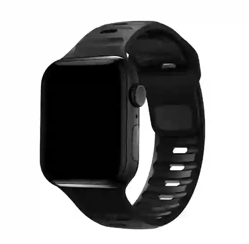 Correa Sport Para Apple Watch Compatible Con 42/44/45/ Ultra 49 Mm - Negra